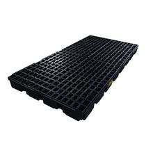 Load image into Gallery viewer, Black 8 Drum Modular Spill Platform With Drain | 1688BD - 1688BD - image 4
