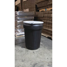 Load image into Gallery viewer, Black 30 Gal Lab Pack Plastic Drum | Metal Lever-Lock | 1601MBLK - 1601MBLK - image 4