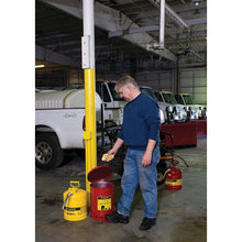 Load image into Gallery viewer, Red 6 Gallon Oily Waste Can | Foot-Operated, Self-Closing Cover | 09100 | Justrite - image 4