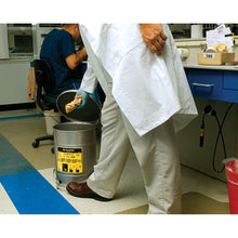 Load image into Gallery viewer, Silver 6 Gallon Oily Waste Can | Foot-Operated, Self-Closing Cover | 09104 | Justrite - image 4
