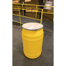 Load image into Gallery viewer, Yellow 55 Gal Poly Drum Metal Lever-Lock | Bung Holes | 1656MBG2 - 1656MBG2 - image 4