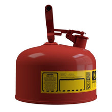 Load image into Gallery viewer, 2.5 Gallon Red Type I Steel Safety Can | Flammables | 7125100 | Justrite - image 4
