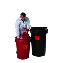 Load image into Gallery viewer, 60 Gal Red Biohazard Waste Bag, Pack of 100 | 1693 | Eagle - image 4