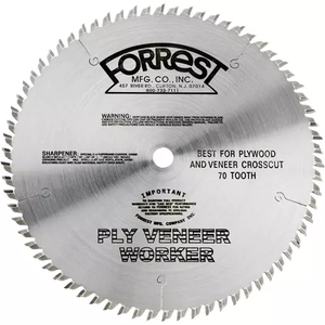 Grizzly Industrial Forrest T24790 - 10" X 5/8" 70T Ply Veneer Worker