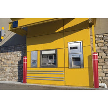 Load image into Gallery viewer, Red 6"x 56" Bollard Post Cover | White Reflective Stripes | 1736RWS - 1736RWS - image 5