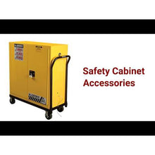 Load image into Gallery viewer, Gray 110 Gal Cabinet With Drum Rollers | 2 Manual-Close Doors | 899163 - 899163 - image 5