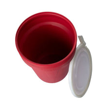 Load image into Gallery viewer, Red 30 Gal Plastic Drum Barrel | Plastic Lever-Lock | 1601RED - 1601RED - image 5