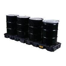 Load image into Gallery viewer, Black 4 Drum Modular Spill Containment Platform Without Drain IL | 1647B - 1647B - image 5