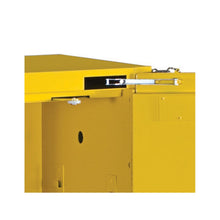 Load image into Gallery viewer, 12 Gallon Yellow Flammable Safety Cabinet | 1 Self-Close Door | 891220 | Justrite - image 5