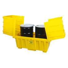 Load image into Gallery viewer, Yellow 2 Drum Workstation 110 Gal Sump Without Drain | 1626 - 1626 - image 5