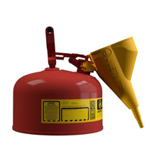 Load image into Gallery viewer, Type 1 | Steel Safety Can w/ Funnel | 2.5 Gal, Red | 7125110 - 7125110 - image 6