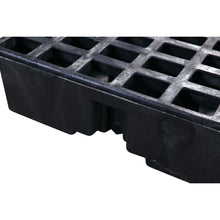 Load image into Gallery viewer, Black 8 Drum Modular Spill Platform With Drain | 1688BD - 1688BD - image 6
