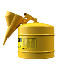 Load image into Gallery viewer, Type 1 | Diesel Safety Can w/ Funnel | 5 Gal, Yellow | 7150210 | Justrite - image 6