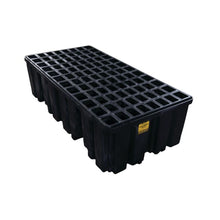 Load image into Gallery viewer, 2 Drum Spill Pallet | Black Plastic, With Drain | 1620B - 1620B - image 6