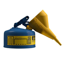 Load image into Gallery viewer, Type 1 | Blue Steel Safety Can w/ Funnel | 1 Gallon | 7110310 - 7110310 - image 6