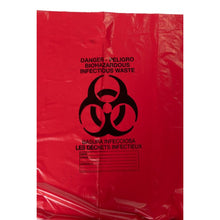 Load image into Gallery viewer, 60 Gal Red Biohazard Waste Bag, Pack of 100 | 1693 | Eagle - image 6