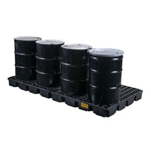 Load image into Gallery viewer, Black 8 Drum Modular Spill Platform No Drain | 1688B - 1688B - image 6