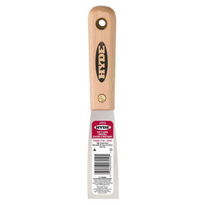 Flexible Putty Knife, Hardwood Handle, 1-1/4″