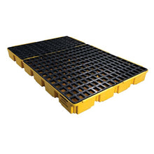 Load image into Gallery viewer, Yellow 6 Drum Modular Spill Containment Platform With Drain | 1686D - 1686D - image 7