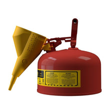 Load image into Gallery viewer, Type 1 | Steel Safety Can w/ Funnel | 2.5 Gal, Red | 7125110 - 7125110 - image 7