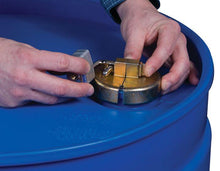 Load image into Gallery viewer, Justrite Drum Lock Set for Plastic Drums, 2 units fit 2-in bung, 2 lock bars. 2 padlocks - #08511