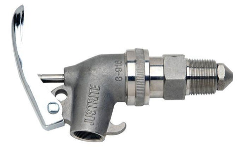 Justrite 08916 FAUCET, DRUM, ADJUST, S/S
