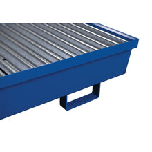 Load image into Gallery viewer, 4 Drum Spill Pallet | Blue Metal, Without Drain | 1640ST - 1640ST - image 8