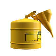 Load image into Gallery viewer, Type 1 | Diesel Safety Can w/ Funnel | 5 Gal, Yellow | 7150210 | Justrite - image 8