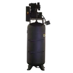EMAX ESL05V060V1 5HP 2CYL Single Stage 19CFM 60 Gallon Air Compressor w/isolator pads - Splash Lube Pump