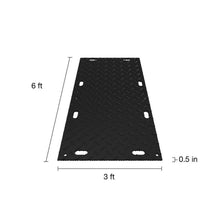 Load image into Gallery viewer, 3' x 6' MambaMAT® Composite Ground Protection Mat | Black – MM36 - MM36 - image 9