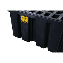 Load image into Gallery viewer, 2 Drum Spill Pallet | Black Plastic, With Drain | 1620B - 1620B - image 9