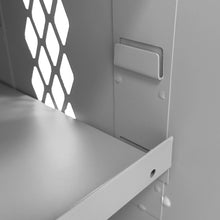 Load image into Gallery viewer, Durham Mobile, Secure, Tool Charging Cabinet, 16 Gauge, 12 Shelves, 2 Drawers, 2 Power Strips, 48 x 24 x 78 - image 9