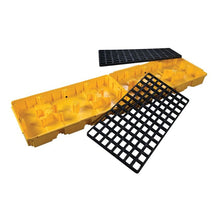 Load image into Gallery viewer, Yellow 4 Drum Modular Spill Containment Platform With Drain IL | 1647D - 1647D - image 9