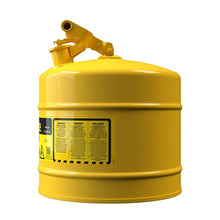 Load image into Gallery viewer, Type 1 | Steel Safety Can for Diesel | 5 Gal, Yellow | 7150200 | Justrite - image 9