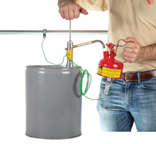 Load image into Gallery viewer, Stainless Steel Piston Safety Drum Pump For 5 Gallon Pails, with Flash Arrester - #07713