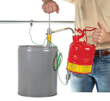 Load image into Gallery viewer, Stainless Steel Piston Safety Drum Pump For 5 Gallon Pails, with Flash Arrester - #07713