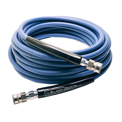 KobraJet Smooth Blue 50’ 4,000 PSI w/ SS Couplers