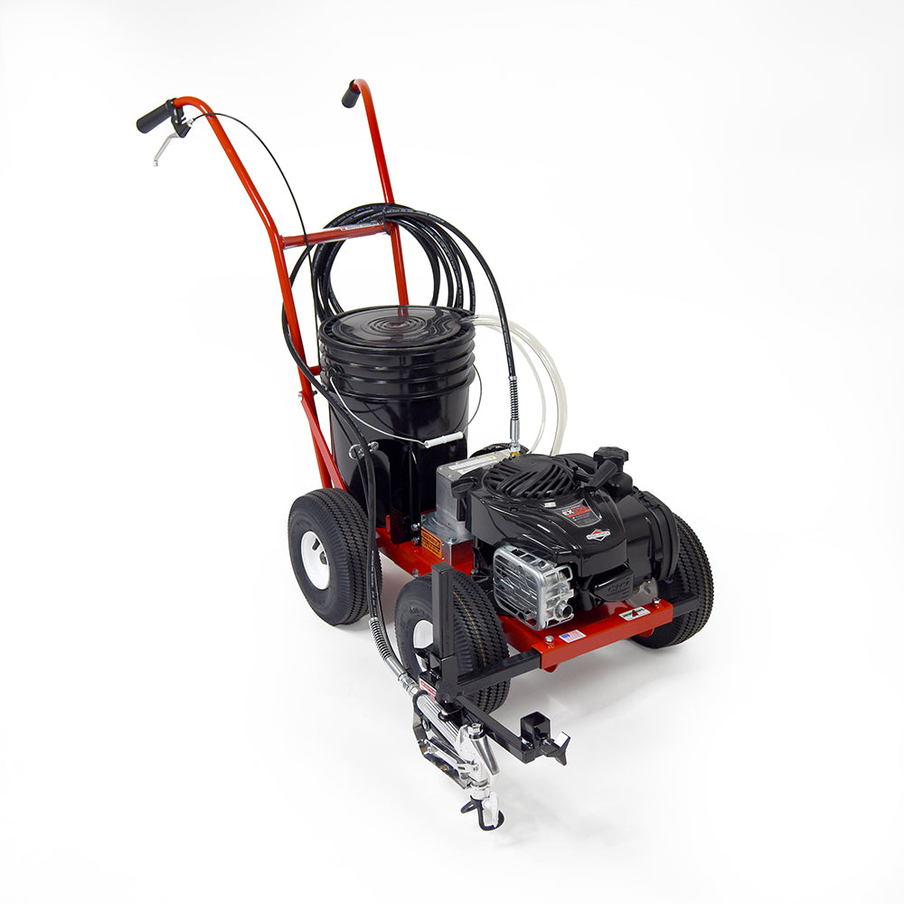 Newstripe 4250 Airless Striping Machine - 3000 PSi @ 0.34 GPM 5 gallons w/ Adjustable Pump - Push Type