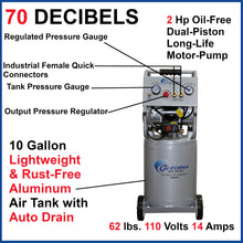 Load image into Gallery viewer, California Air Tools 10020ACAD Ultra Quiet &amp; Oil Free Air Compressor w/ Auto Drain Valve