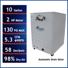 Load image into Gallery viewer, California Air Tools CAT-10020HDSPCADC - 2.0 HP, Ultra Quiet, Ultra Dry &amp; Oil-Free 10 Gallon Air Compressor