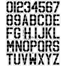 Load image into Gallery viewer, NewStripe 10001006 Block Individual Letter Stencil 72"