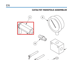 Load image into Gallery viewer, Binks 101-9477-2050 RELIEF VALVE - 2050 PSI -- Ref null, Pump &amp; Flow Meter Manual 77-2945 [ English ]