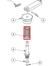 Load image into Gallery viewer, Binks 101-9480-75 SPRING - 75 PSI -- Ref 5, Pump &amp; Flow Meter Manual 77-2945 [ English ]