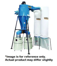 Load image into Gallery viewer, Baileigh Industrial - 10HP 440V 3Ph Cyclone Style Dust Collector with Remote Start and 1 Micron Bag Filters, 6000 CFM