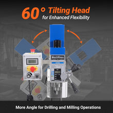 Load image into Gallery viewer, MechMaxx 1.5 HP 10'' x 30'' Combination Lathe Milling Drilling Machine, 1.5'' Spindle Bore, 0-2000 RPM Variable Speed, High Precision Benchtop Lathe for Metalworking – Without Stand 1030VC