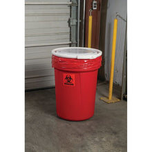 Load image into Gallery viewer, 60 Gal Red Biohazard Waste Bag, Pack of 100 | 1693 | Eagle - image 10