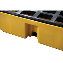 Load image into Gallery viewer, Yellow 6 Drum Modular Spill Containment Platform With Drain | 1686D - 1686D - image 10