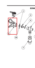 Load image into Gallery viewer, Binks 1108-75B 7500 PSI TWIST TIP GUARD -- Ref 2, 75M Gun Manual 77-3084 EN [ English ]