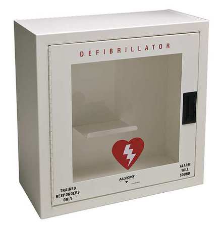 Allegro Small Defibrillator Wall Case with Alarm