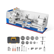 Load image into Gallery viewer, MechMaxx Metal Lathe Machine 11'' x 30'' High Precision Benchtop Brushless Motor 0-2000 RPM Variable Speed Metal Working Machine 2HP Small Lathe without Stand 1130V
